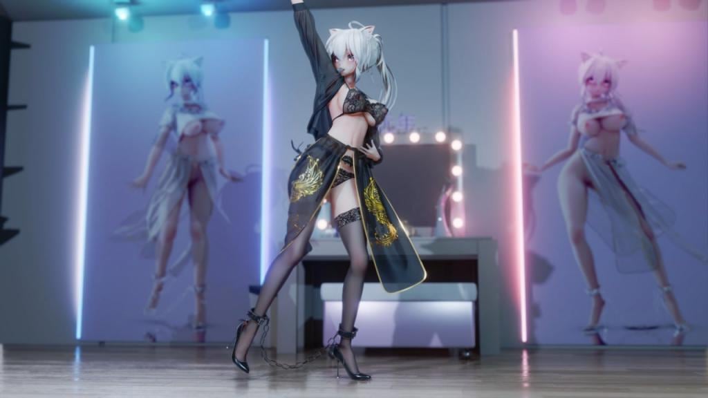 MMD78 汉服黑丝弱音GFRIEND-MAGO 极品国风骚女被狂干