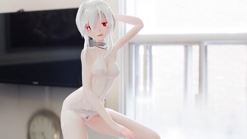 MMD极品Hakulalalay风骚诱惑，跪舔狂操你硬鸡巴，深喉吸爆出白浆